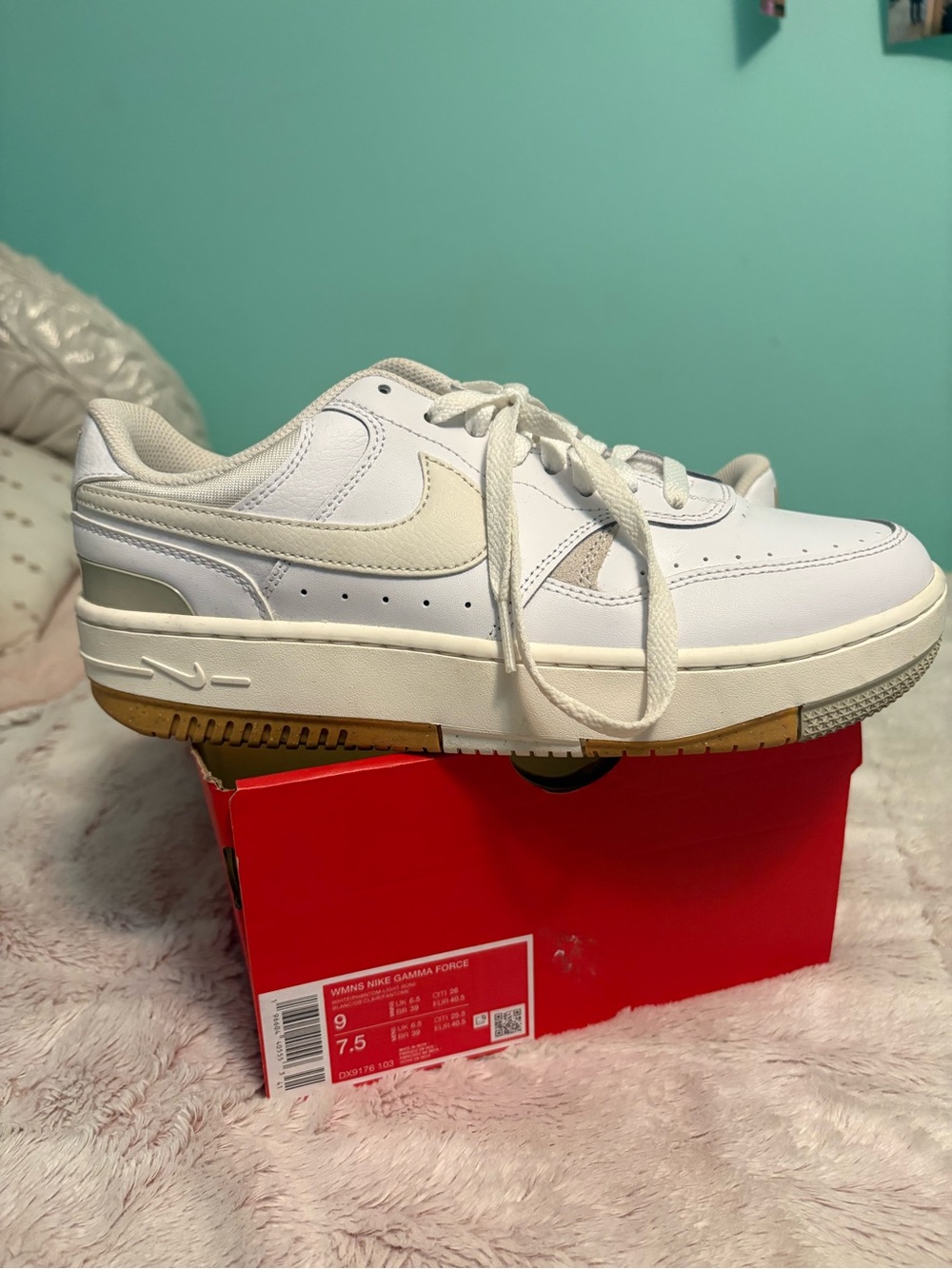 Nike Women's White Gamma Force Sneakers